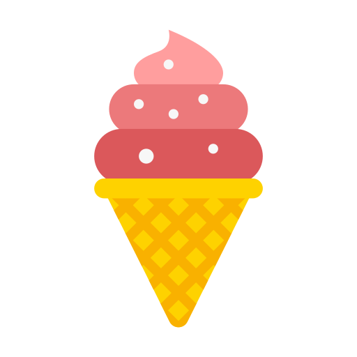 cucurucho de helado icono gratis