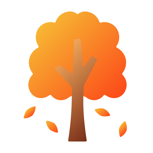 arbol de otoño icono gratis