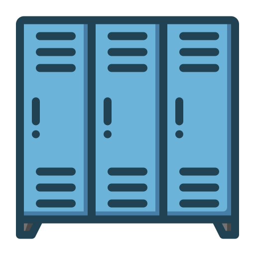 Locker Generic Outline Color icon