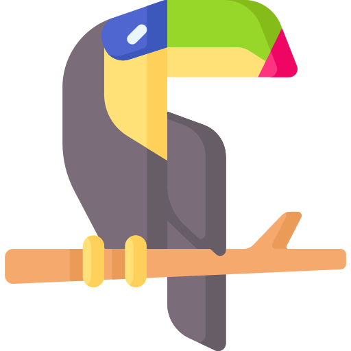 Toucan Special Flat icon