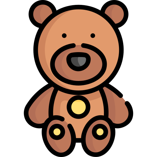 oso de peluche icono gratis