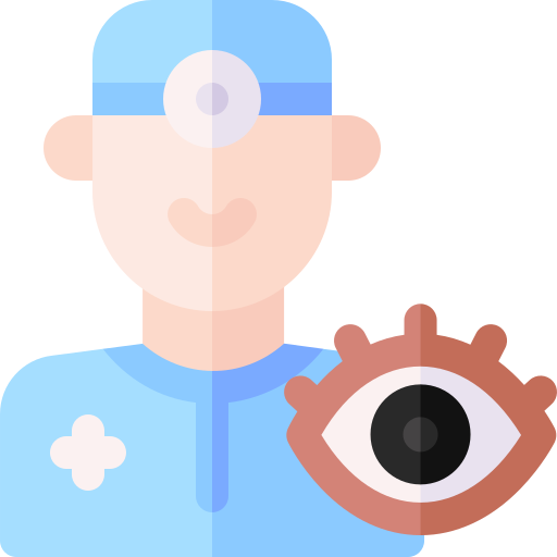 Ophthalmologist Basic Rounded Flat icon