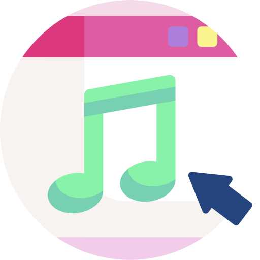 magasin de musique Icône gratuit