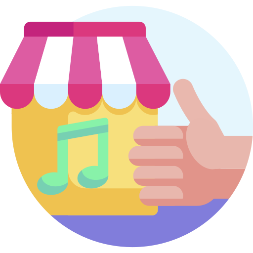 loja de música grátis ícone loja de música grátis ícone