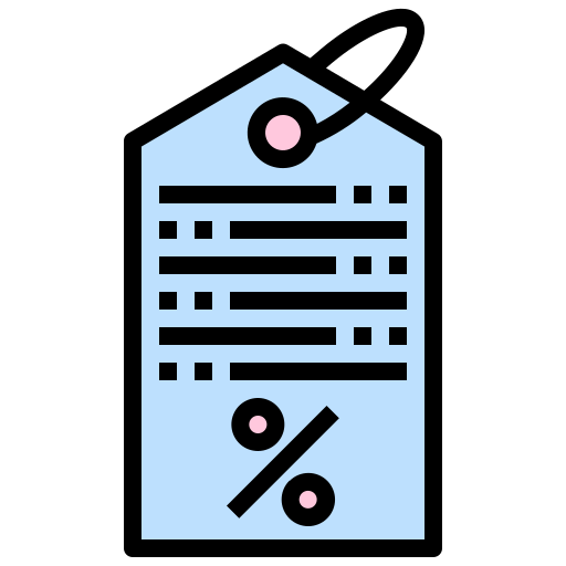 가격표 무료 아이콘