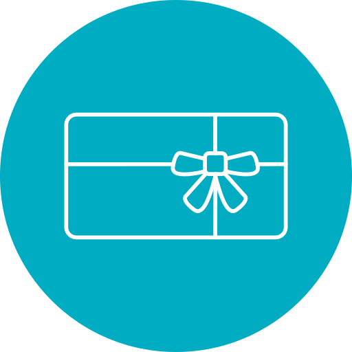 tarjeta de regalo icono gratis