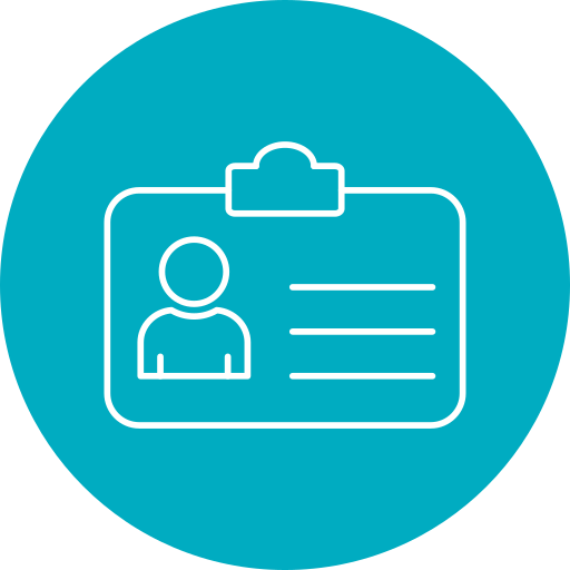 Удостоверение личности бесплатно иконка