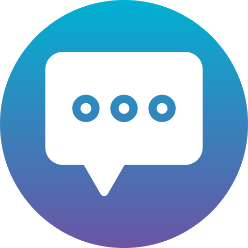 Chat Generic Flat Gradient icon