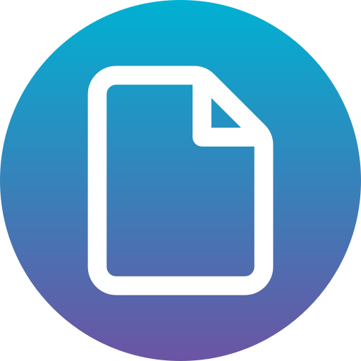 File Generic Flat Gradient icon