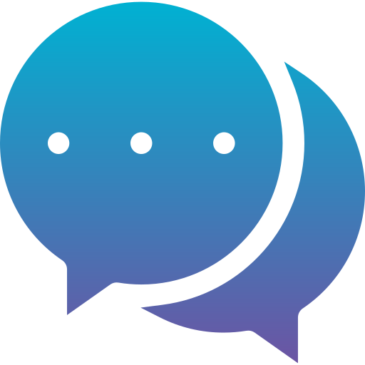 Chat bubble Generic Flat Gradient icon