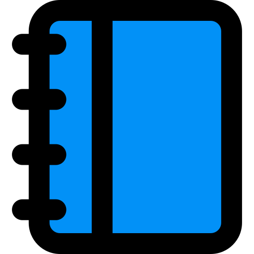 Book Generic Outline Color icon