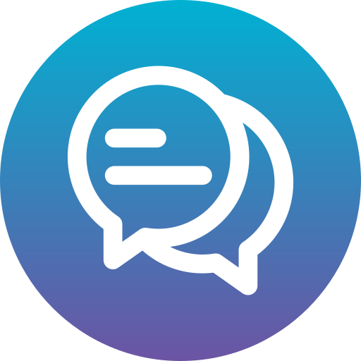 Chat bubble Generic Flat Gradient icon