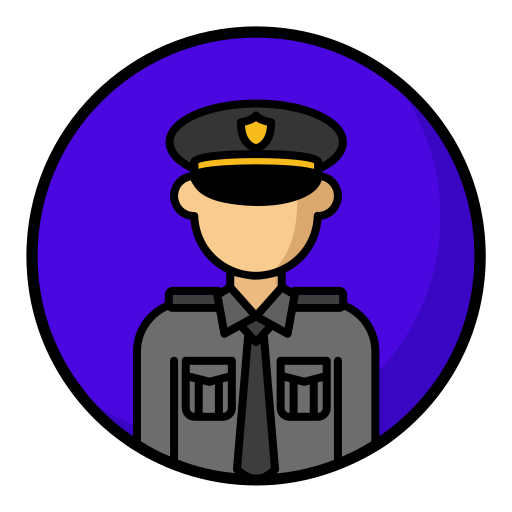 policía icono gratis