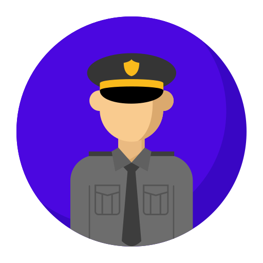 policía icono gratis