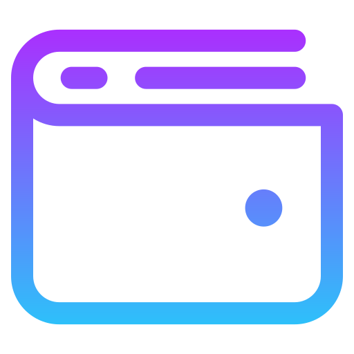 Wallet Generic Gradient icon