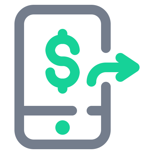 Mobile banking free icon