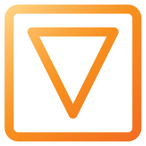 Down Button Generic Gradient Icon