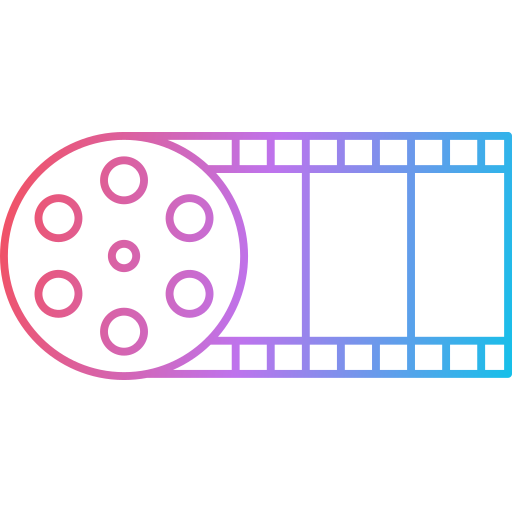 Film reel Generic Gradient icon