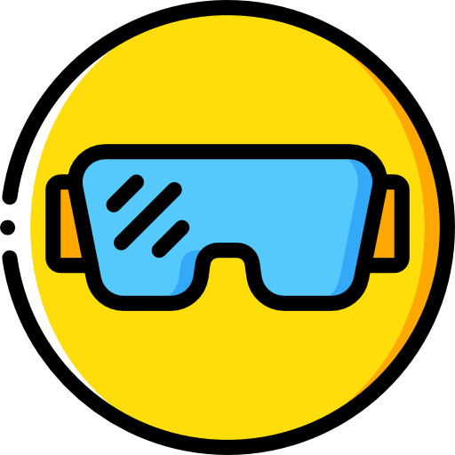 lentes de seguridad icono gratis