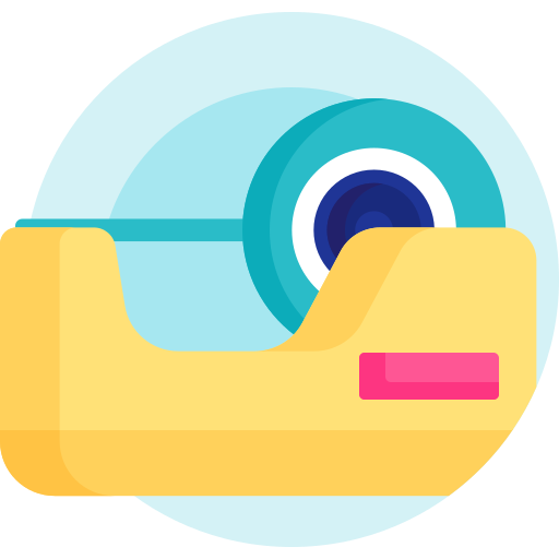 Tape free icon