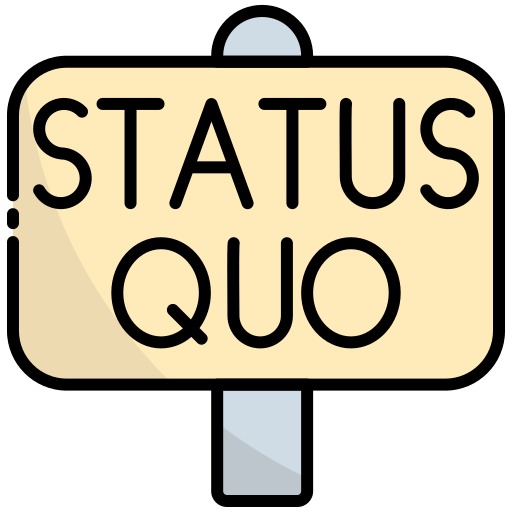 Status quo Generic Outline Color icon