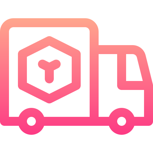 camión de reparto icono gratis