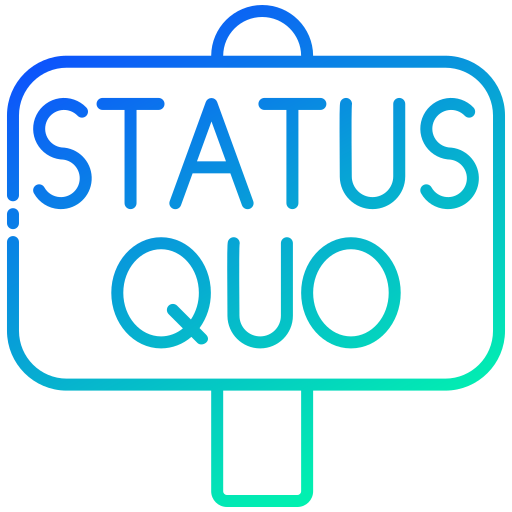 status quo icono gratis