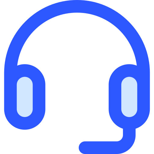 Headset Generic Blue icon