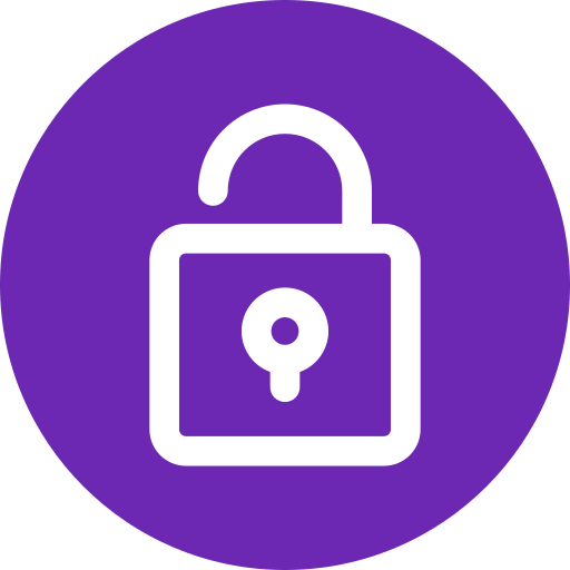 Unlock free icon