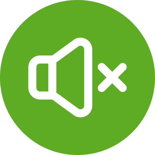 silencio icono gratis