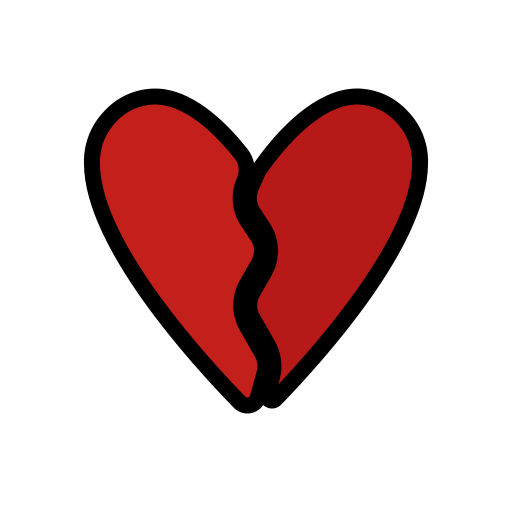 Broken heart free icon