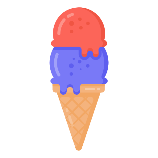 cucurucho de helado icono gratis