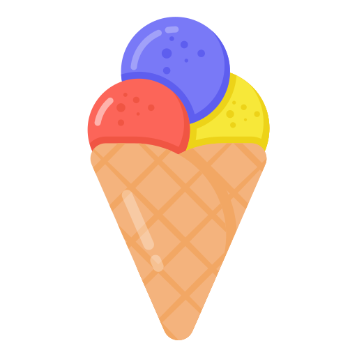 cucurucho de helado icono gratis