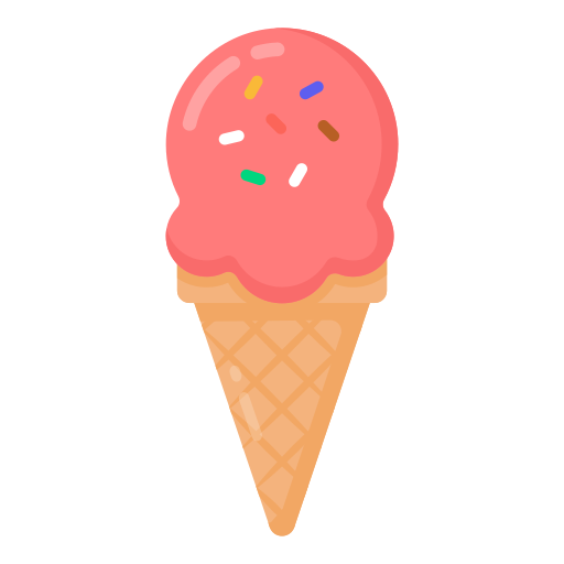 Ice cream cone - Free food and restaurant icons