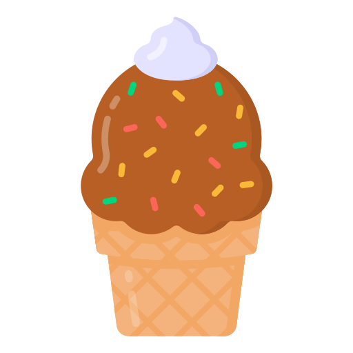 cucurucho de helado icono gratis