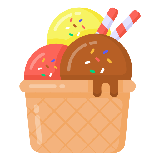 cucurucho de helado icono gratis