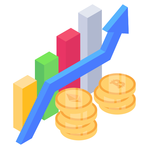 Growth chart Generic Isometric icon