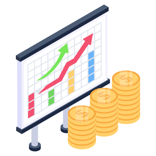 Financial profit Generic Isometric icon