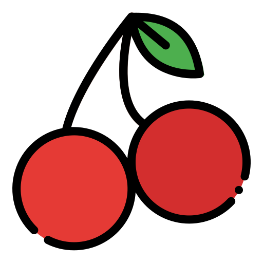 Cherry Generic Outline Color icon