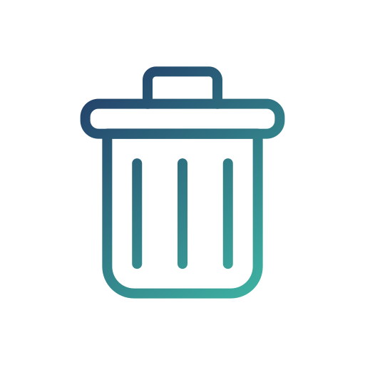 contenedor de basura icono gratis