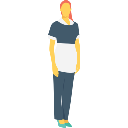 Waitress free icon