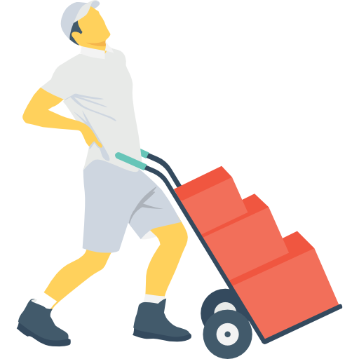 Delivery man free icon