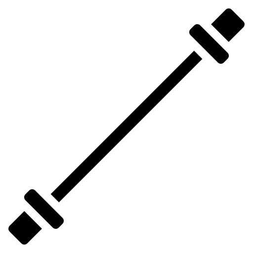 Barbell free icon