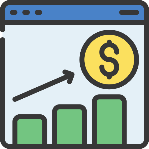 ingresos icono gratis