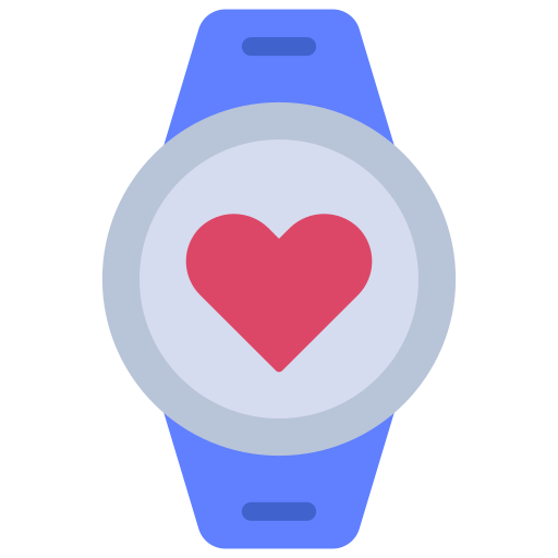 Fitness watch Juicy Fish Flat icon