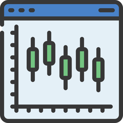 bolsa de valores icono gratis