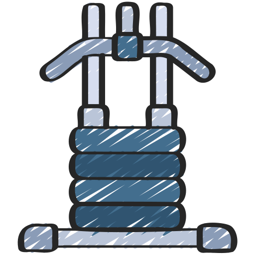 maquina de gimnasio icono gratis