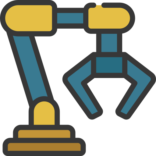 Industrial Robot Juicy Fish Soft-fill Icon