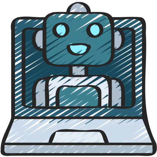 asistente de robot icono gratis