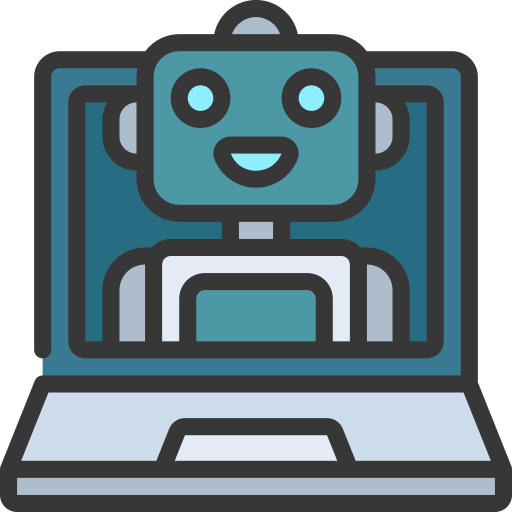 asistente de robot icono gratis